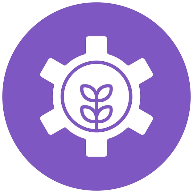 El icono vectorial de Greentech se puede utilizar para el conjunto de iconos de fabricación