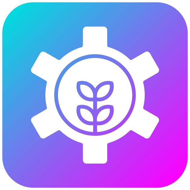 El icono vectorial de Greentech se puede utilizar para el conjunto de iconos de fabricación