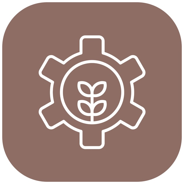 El icono vectorial de Greentech se puede utilizar para el conjunto de iconos de fabricación