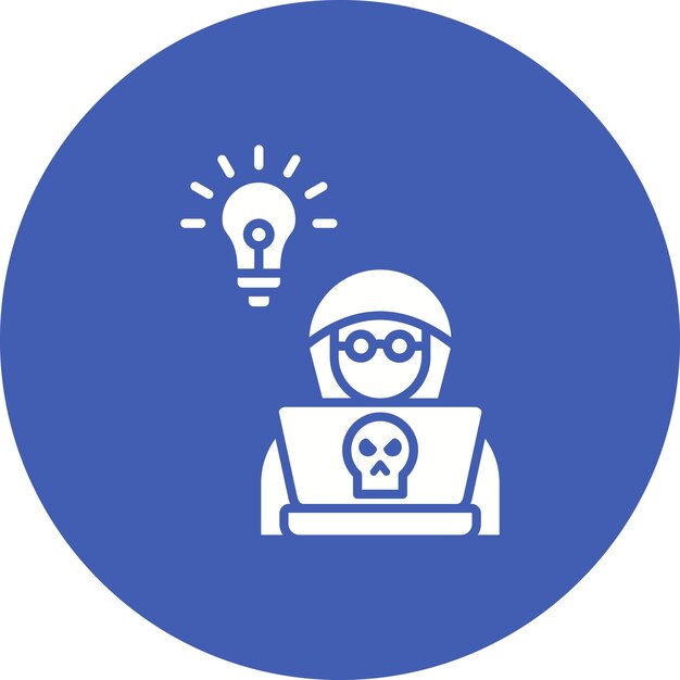 El icono vectorial de habilidades de hacking se puede usar para el conjunto de iconos de análisis de datos
