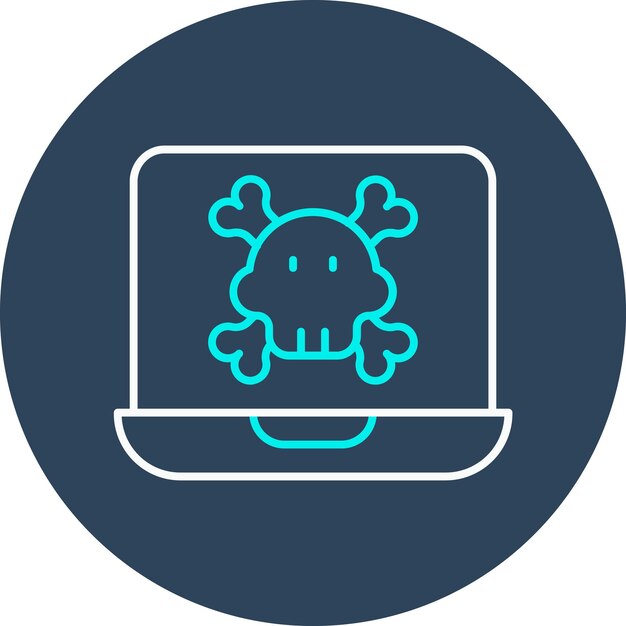 El icono vectorial de habilidades de hacking se puede usar para el conjunto de iconos de análisis de datos