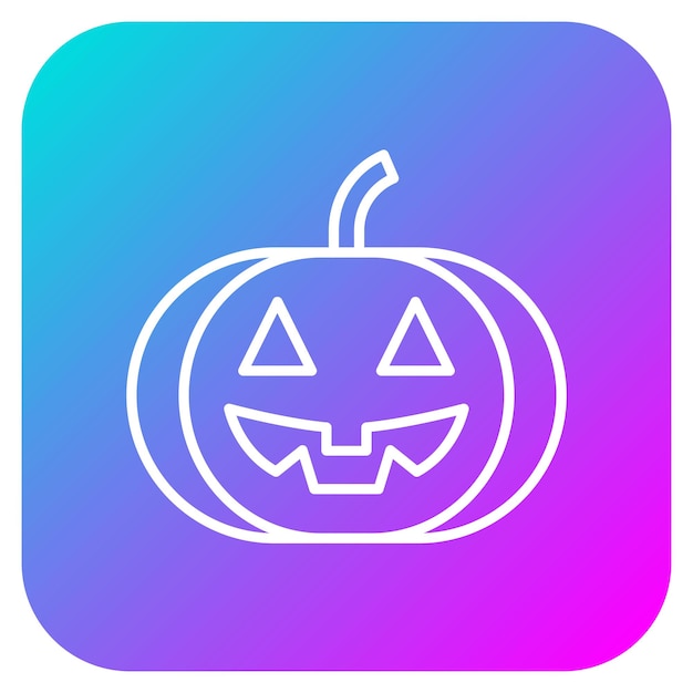 El icono vectorial de Halloween se puede usar para el conjunto de iconos de fiestas y celebraciones
