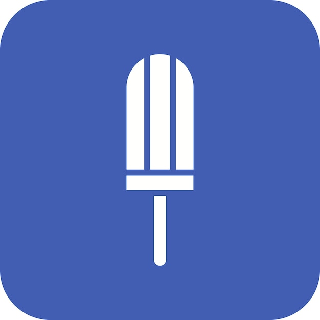 El icono vectorial del helado se puede usar para el conjunto de iconos de cumpleaños