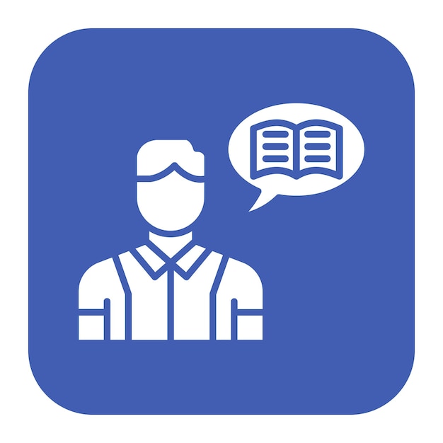 El icono vectorial de la historia corta se puede usar para el conjunto de iconos de literatura