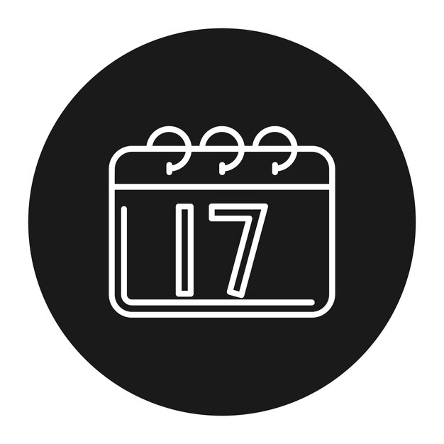 El icono vectorial de horario de día se puede utilizar para el conjunto de iconos de trabajo desde el hogar