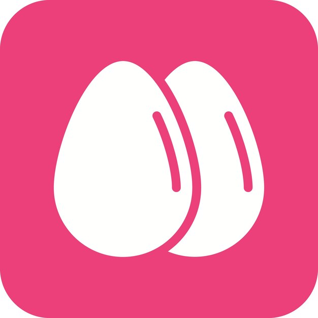 El icono vectorial de huevos se puede usar para el conjunto de iconos de agricultura