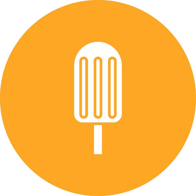 El icono vectorial de Ice Lolly se puede usar para el conjunto de iconos de dulces y caramelos
