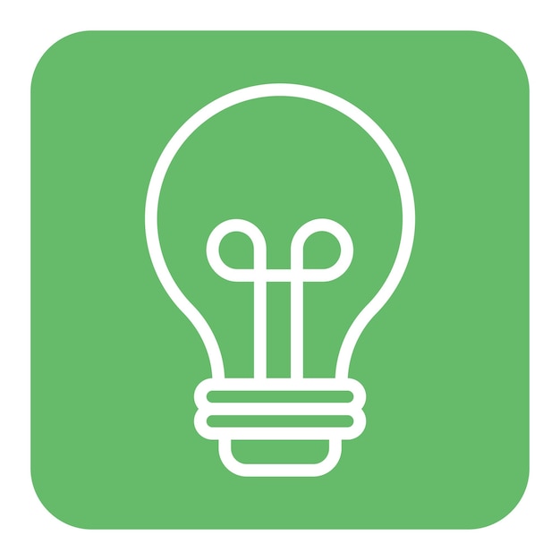 El icono vectorial de ideas se puede usar para el conjunto de iconos de vuelta a la escuela