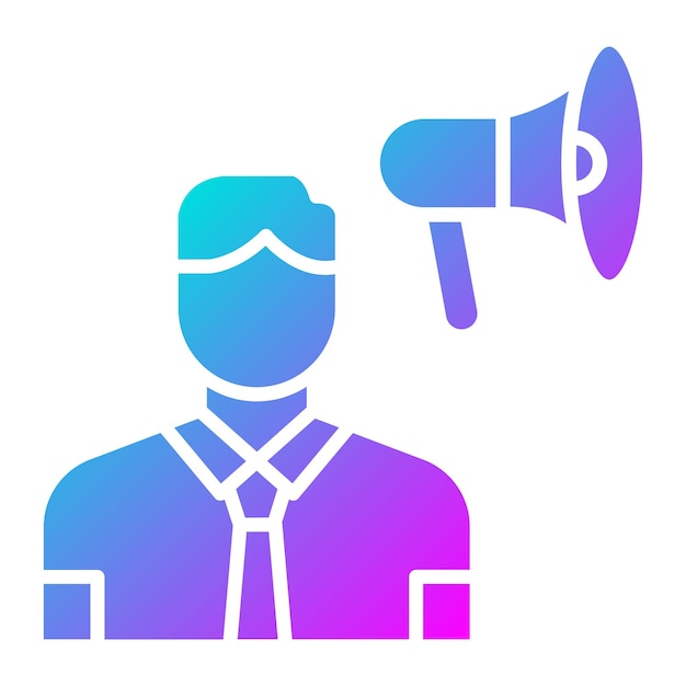 El icono vectorial de influencers masculinos se puede usar para el conjunto de iconos de negocios basados en el hogar