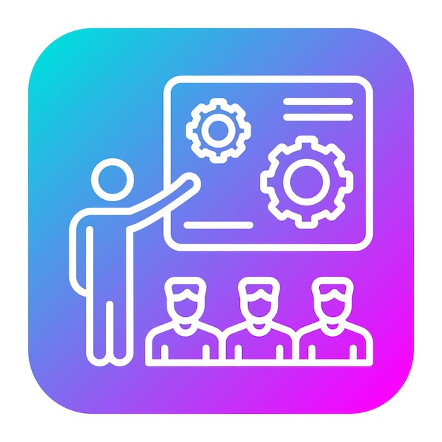 El icono vectorial de instrucciones de trabajo se puede utilizar para el conjunto de iconos de documentos y archivos