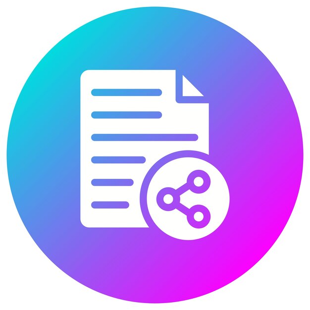 El icono vectorial de intercambio de contenido se puede utilizar para el conjunto de iconos de marketing digital