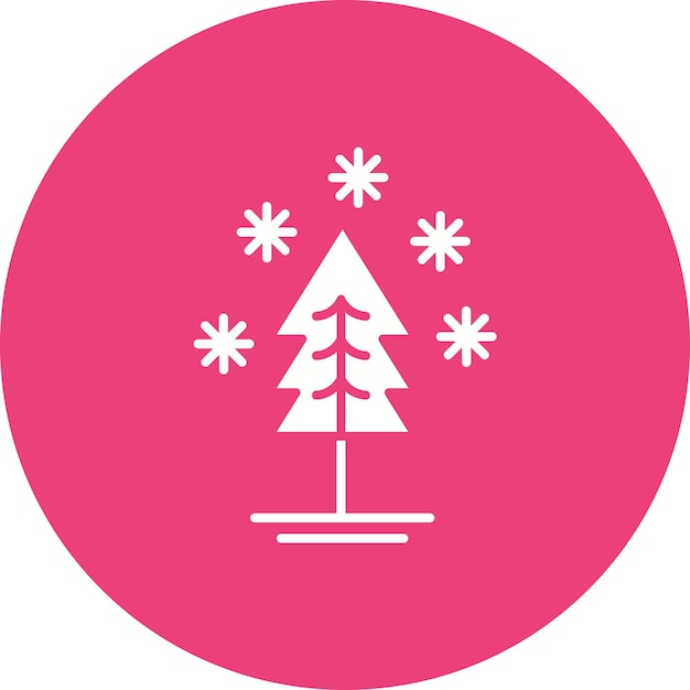 El icono vectorial de invierno se puede usar para el conjunto de iconos de invierno