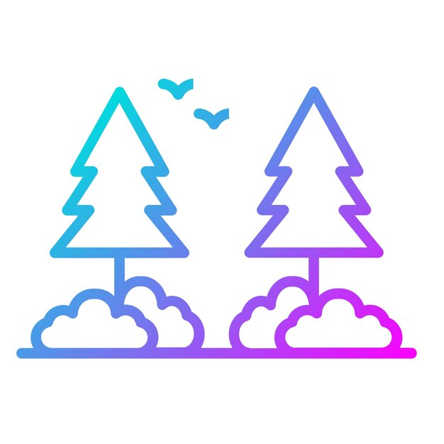 El icono vectorial del jardín se puede usar para el conjunto de iconos del Día de la Tierra