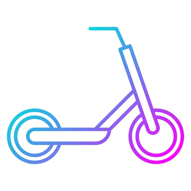 El icono vectorial de juguete de bicicleta se puede usar para el conjunto de iconos de bebé