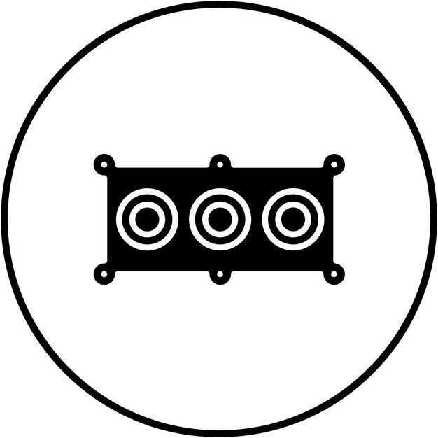 El icono vectorial de la junta se puede utilizar para el conjunto de iconos de reparación de automóviles