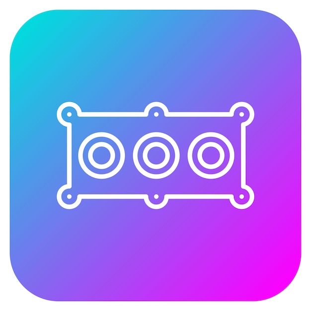 El icono vectorial de la junta se puede utilizar para el conjunto de iconos de reparación de automóviles