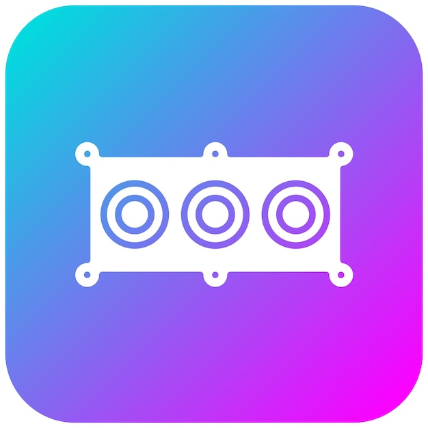 El icono vectorial de la junta se puede utilizar para el conjunto de iconos de reparación de automóviles