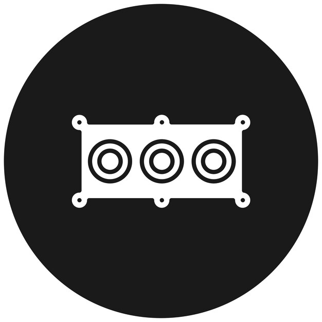 El icono vectorial de la junta se puede utilizar para el conjunto de iconos de reparación de automóviles