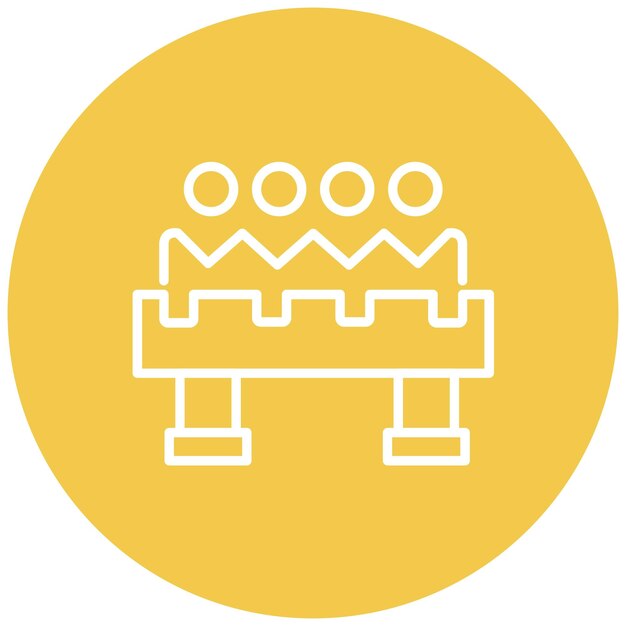 icono vectorial de lecho de enfriamiento Se puede utilizar para el conjunto de iconos de metalurgia