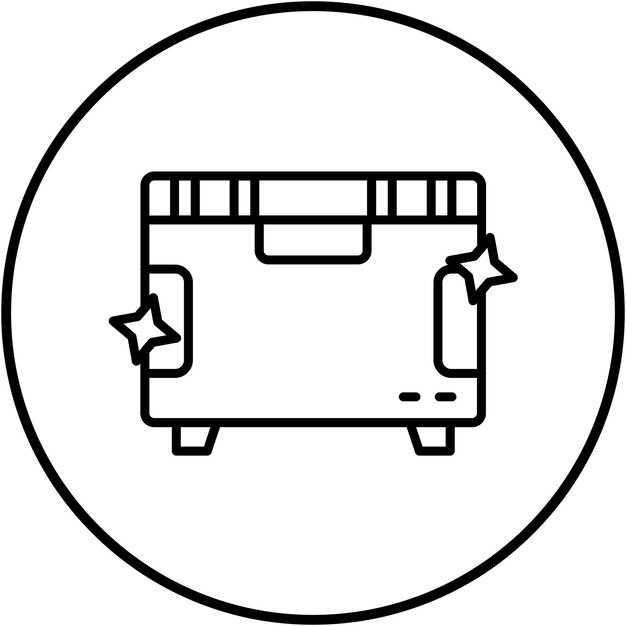 El icono vectorial de limpieza del congelador se puede utilizar para la limpieza y el conjunto de iconos de limpio