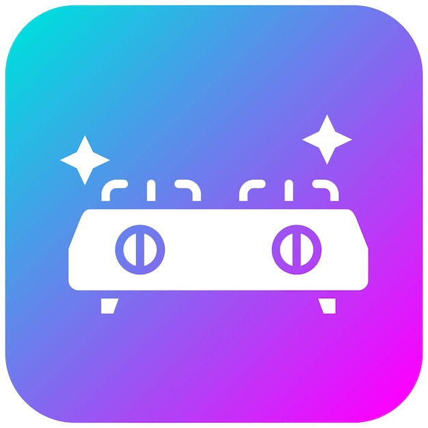 El icono vectorial de limpieza de la estufa se puede utilizar para la limpieza y el conjunto de iconos de limpio