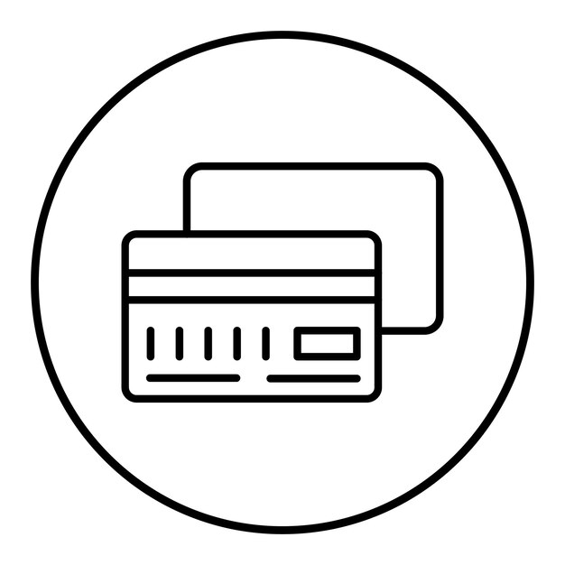 El icono vectorial de la línea de crédito se puede utilizar para el conjunto de iconos de crédito y préstamo