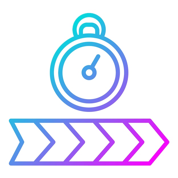 El icono vectorial de la línea de tiempo infográfica se puede utilizar para el conjunto de iconos infográficos