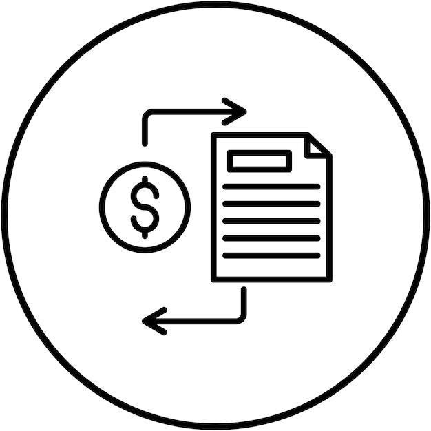 El icono vectorial de la lista de comprobación de soborno se puede utilizar para el conjunto de iconos de corrupción