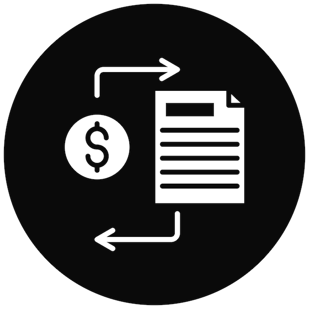 El icono vectorial de la lista de comprobación de soborno se puede utilizar para el conjunto de iconos de corrupción