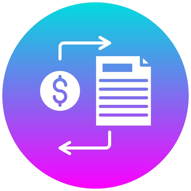 El icono vectorial de la lista de comprobación de soborno se puede utilizar para el conjunto de iconos de corrupción