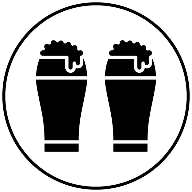 El icono vectorial local de Brews se puede usar para el conjunto de iconos de bolos