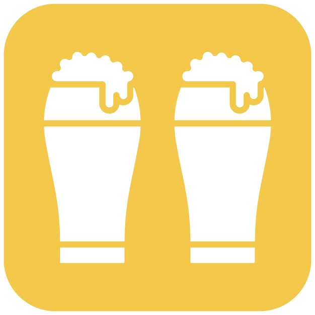 El icono vectorial local de Brews se puede usar para el conjunto de iconos de bolos
