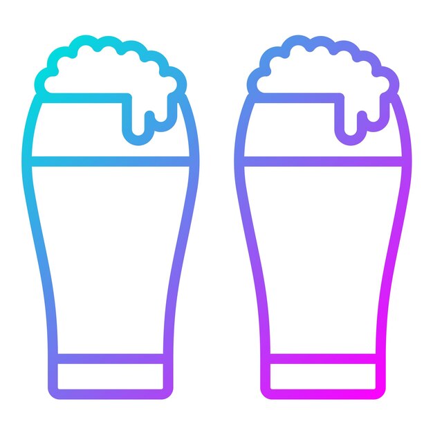 El icono vectorial local de Brews se puede usar para el conjunto de iconos de bolos