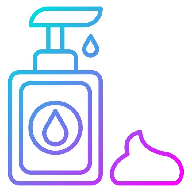 El icono vectorial de la loción se puede usar para el conjunto de iconos del spa