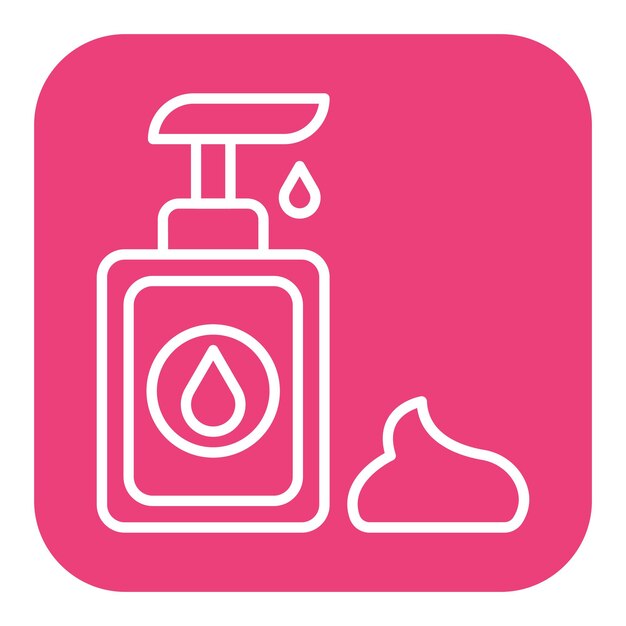 El icono vectorial de la loción se puede usar para el conjunto de iconos del spa