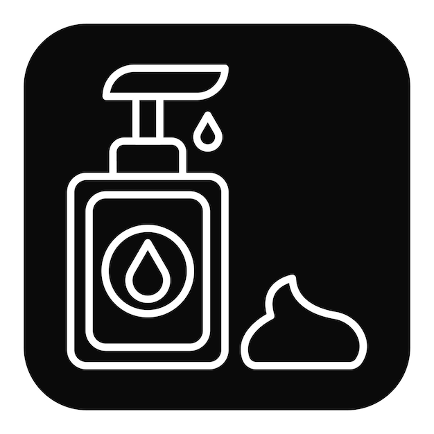 El icono vectorial de la loción se puede usar para el conjunto de iconos del spa