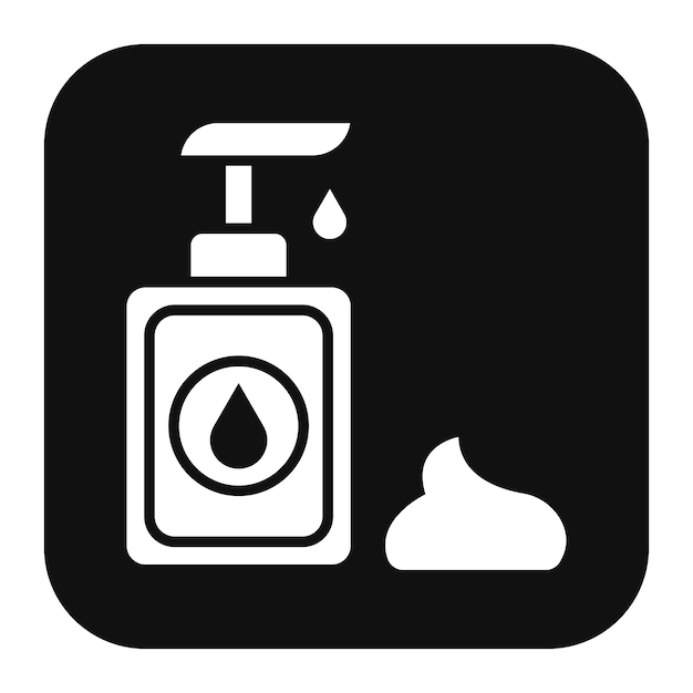 El icono vectorial de la loción se puede usar para el conjunto de iconos del spa