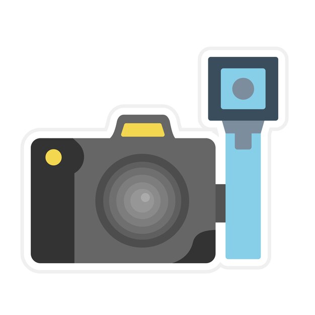 El icono vectorial de lomografía se puede utilizar para el conjunto de iconos de fotografía
