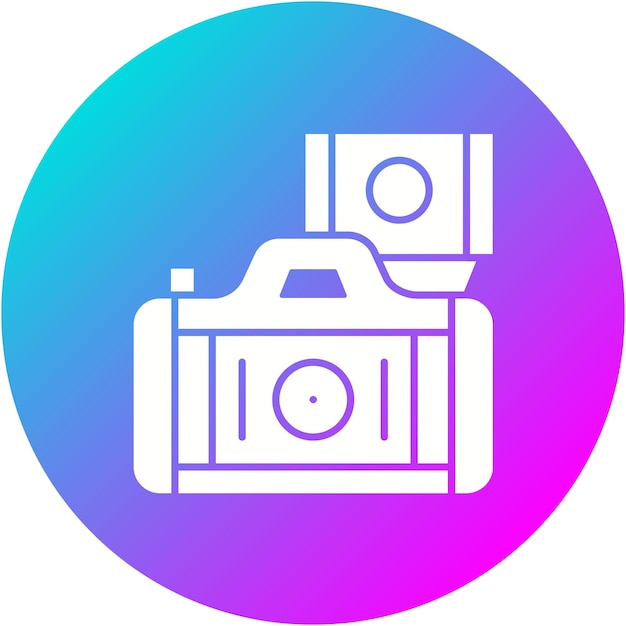 El icono vectorial de lomografía se puede utilizar para el conjunto de iconos de fotografía