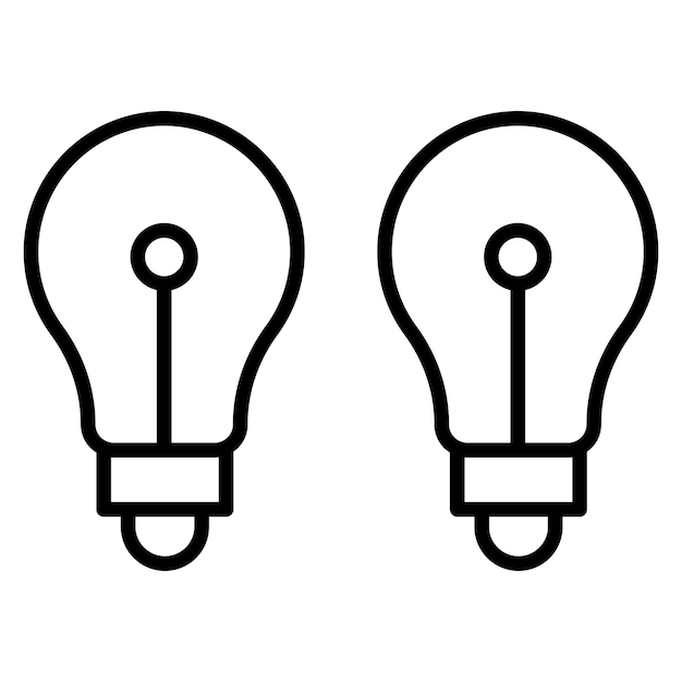 El icono vectorial de luces LED se puede utilizar para el conjunto de iconos de mejoras para el hogar