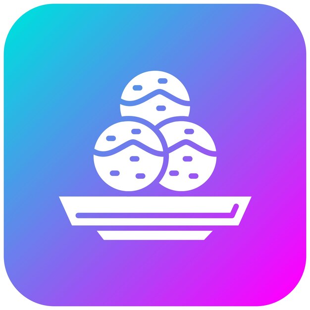 El icono vectorial de Luqmat se puede usar para el iconset de Dubai
