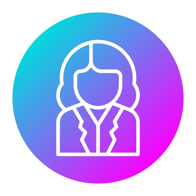 El icono vectorial del maestro se puede usar para el conjunto de iconos de regreso a la escuela
