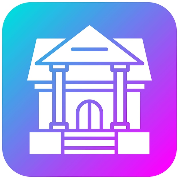 El icono vectorial de la mansión se puede usar para el conjunto de iconos de lujo