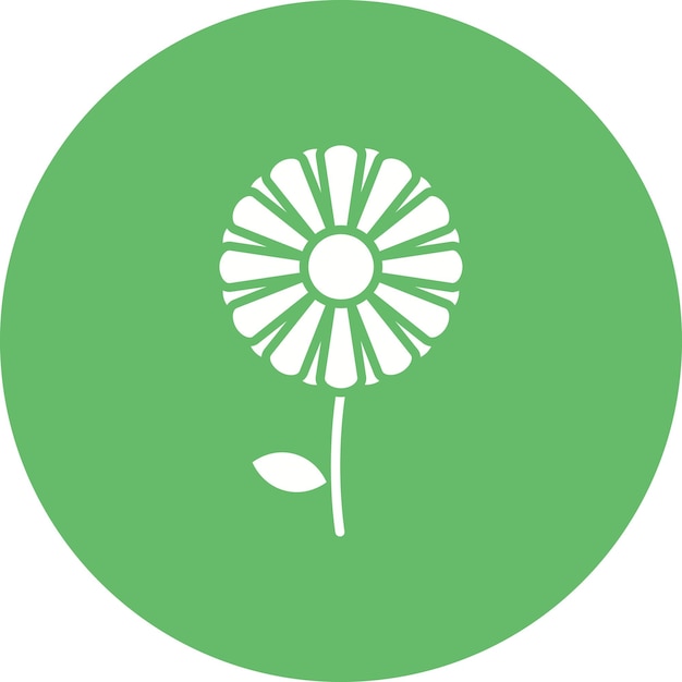 El icono vectorial de la manzana se puede usar para el conjunto de iconos de flores