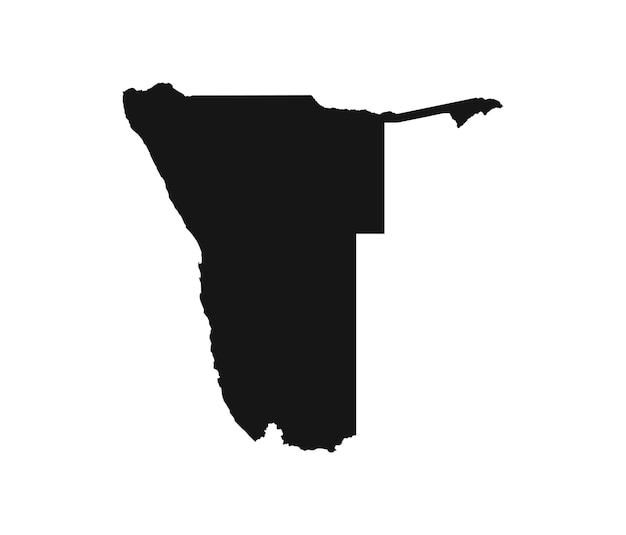 Icono vectorial del mapa de Namibia