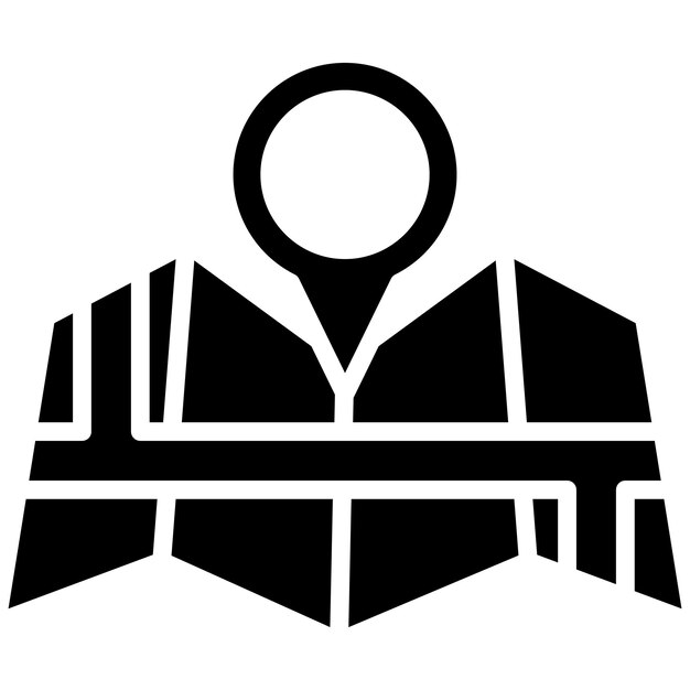 En el icono vectorial del mapa se puede utilizar para el conjunto de iconos de contacto con nosotros