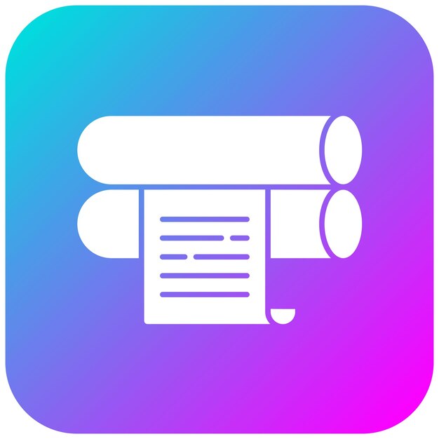 El icono vectorial de la máquina de impresión se puede utilizar para el conjunto de iconos de noticias y medios