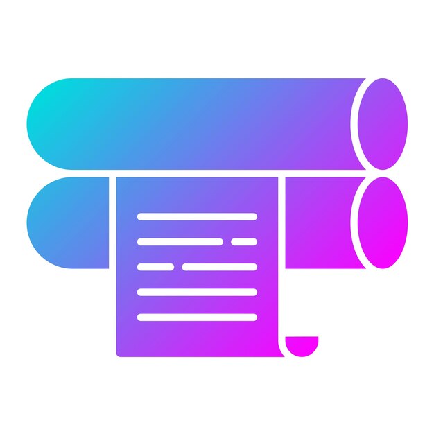 El icono vectorial de la máquina de impresión se puede utilizar para el conjunto de iconos de noticias y medios