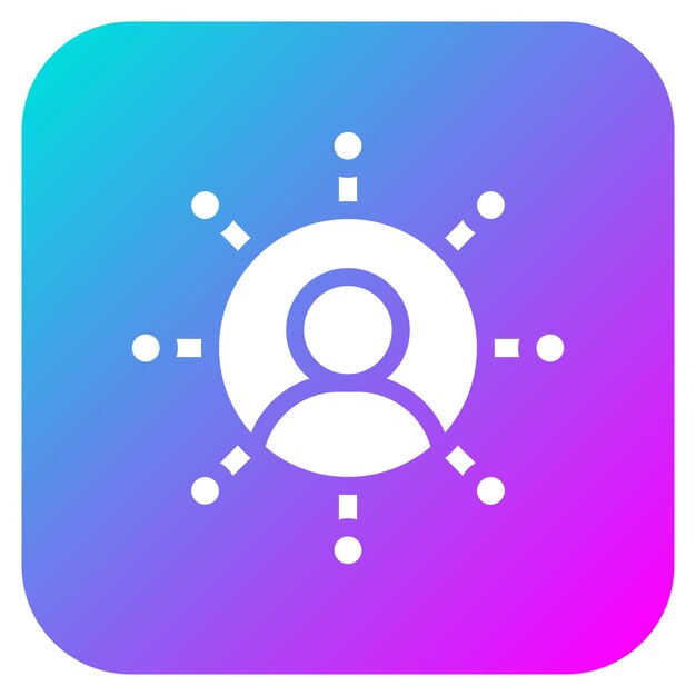 El icono vectorial de marketing de afiliados se puede utilizar para el conjunto de iconos de marketing digital