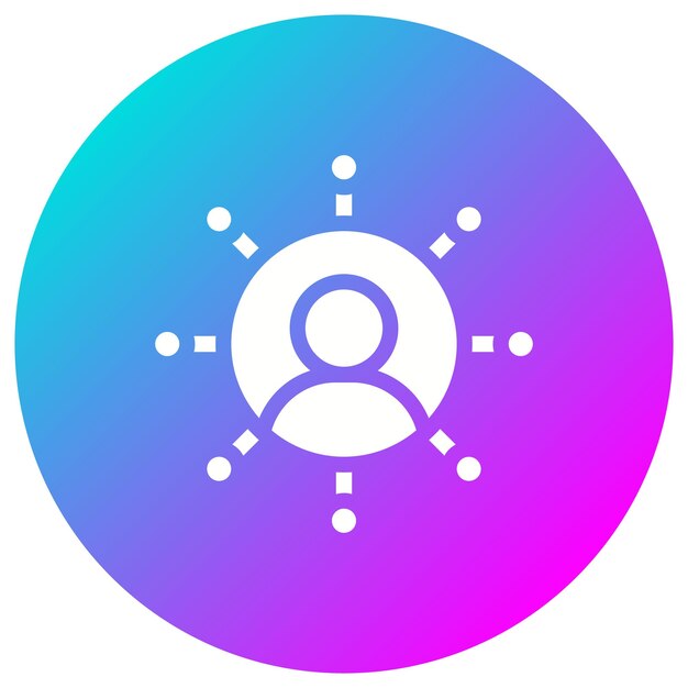 El icono vectorial de marketing de afiliados se puede utilizar para el conjunto de iconos de marketing digital